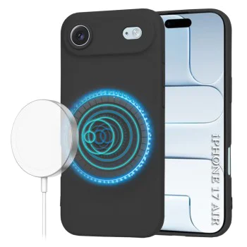 Калъф за iPhone 17 Air - SoftFlex MagSafe - черен