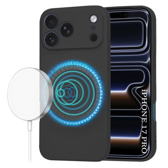 Калъф за iPhone 17 Pro - SoftFlex MagSafe - черен