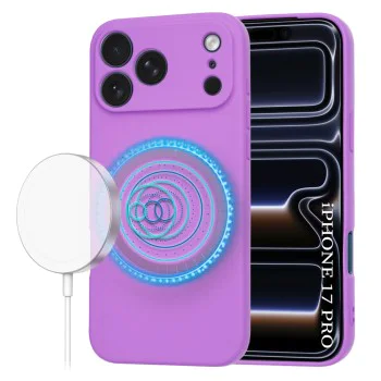 Калъф за iPhone 17 Pro - SoftFlex MagSafe - Лилав