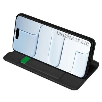 Калъф за iPhone 17 Air - Techsuit - Magskin Book - Черен