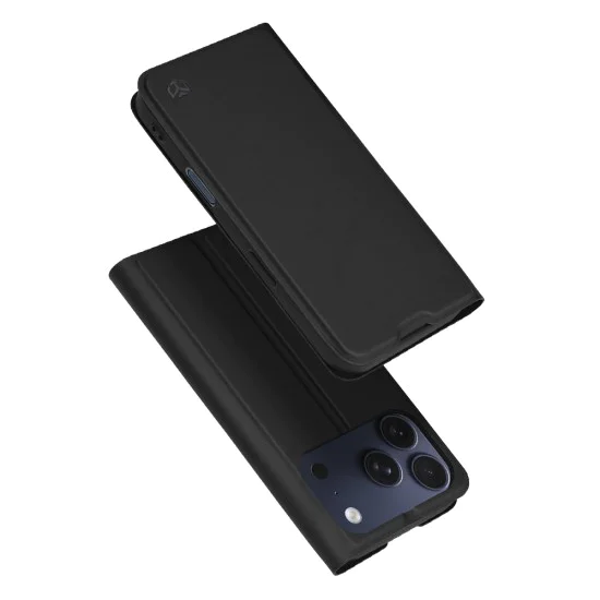 Калъф за iPhone 17 Pro - Techsuit - Magskin Book - Черен