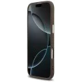 Калъф за iPhone 17 Air - Guess - Hardcase 4G Triangle Logo MagSafe (GUHMP17MP4TSRCMW) - Кафяв