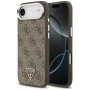 Калъф за iPhone 17 Air - Guess - Hardcase 4G Triangle Logo MagSafe (GUHMP17MP4TSRCMW) - Кафяв