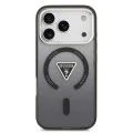 Калъф за iPhone 17 Pro Max - Guess - IML Gradient Triangle Logo MagSafe (GUHMP17XHGTMLCGK) - Черен