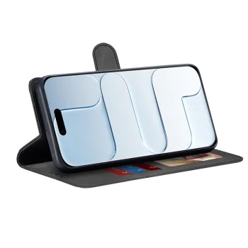 Калъф за iPhone 17 Air - Techsuit - Diary Book - Черен