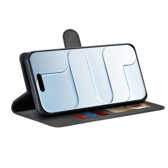 Калъф за iPhone 17 Air - Techsuit - Diary Book - Черен