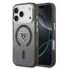 Калъф за iPhone 17 Pro - Guess - IML Gradient Triangle Logo MagSafe (GUHMP17LHGTMLCGK) - Черен