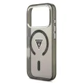 Калъф за iPhone 17 Pro - Guess - IML Gradient Triangle Logo MagSafe (GUHMP17LHGTMLCGK) - Черен