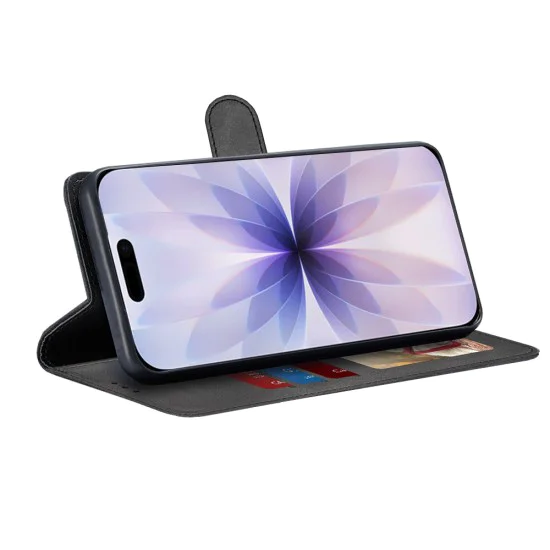Калъф за iPhone 17 - Techsuit - Diary Book - Черен