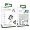 Acefast - Адаптер (J7) - с OTG функция, USB към Type-C, 10Gbps пренос на данни, бързо зареждане - метално сив