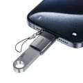 Acefast - Адаптер (J7) - с OTG функция, USB към Type-C, 10Gbps пренос на данни, бързо зареждане - метално сив