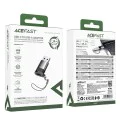 Acefast - Адаптер (J8) - Type-C към USB, 10Gbps пренос на данни, 27W, бързо зареждане - метално сив
