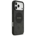 Калъф за iPhone 17 Pro Max - Guess - 4G Circle Classic Logo MagSafe (GUHMP17XP4PGRSGK) - Черен