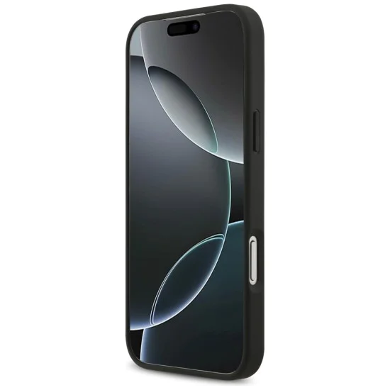 Калъф за iPhone 17 Pro - Guess - 4G Circle Classic Logo MagSafe (GUHMP17LP4PGRSGK) - Черен
