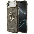 Калъф за iPhone 17 Air - Guess - Hardcase Big 4G Classic Logo (GUHCP17M4GMGCBR) - Кафяв
