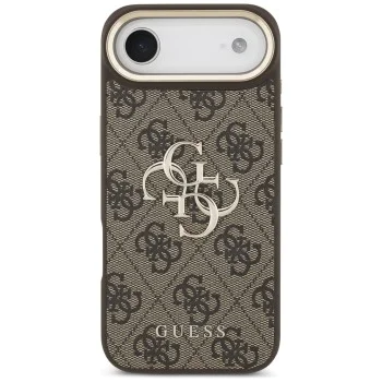 Калъф за iPhone 17 Air - Guess - Hardcase Big 4G Classic Logo (GUHCP17M4GMGCBR) - Кафяв