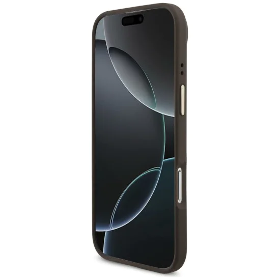 Калъф за iPhone 17 Air - Guess - Hardcase Big 4G Classic Logo (GUHCP17M4GMGCBR) - Кафяв