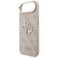 Калъф за iPhone 17 Air - Guess - Hardcase Big 4G Classic Logo (GUHCP17M4GMGCPI) - Розов