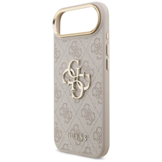 Калъф за iPhone 17 Air - Guess - Hardcase Big 4G Classic Logo (GUHCP17M4GMGCPI) - Розов
