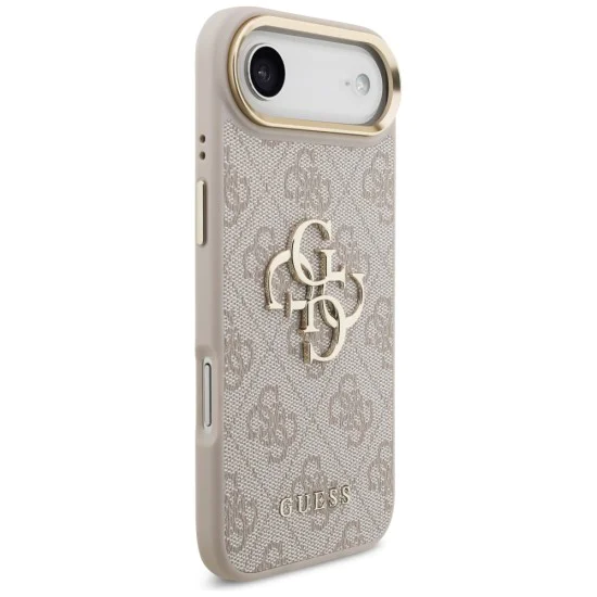 Калъф за iPhone 17 Air - Guess - Hardcase Big 4G Classic Logo (GUHCP17M4GMGCPI) - Розов