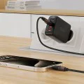 Acefast - Кабел за данни (C10-04) - Бързо зареждане, USB към Type-C, 3A, 25 000 огъвания, Издръжлив силикон, 1.2 м - Черен