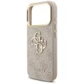 Калъф за iPhone 17 Pro - Guess - Hardcase Big 4G Classic Logo (GUHCP17L4GMGCPI) - Розов