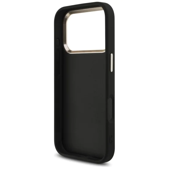 Калъф за iPhone 17 Pro - Guess - Hardcase Big 4G Logo Classic (GUHCP17L4GMGCGR) - Черен