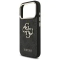 Калъф за iPhone 17 Pro - Guess - Hardcase Big 4G Logo Classic (GUHCP17L4GMGCGR) - Черен
