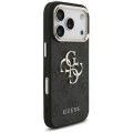 Калъф за iPhone 17 Pro - Guess - Hardcase Big 4G Logo Classic (GUHCP17L4GMGCGR) - Черен