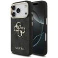 Калъф за iPhone 17 Pro - Guess - Hardcase Big 4G Logo Classic (GUHCP17L4GMGCGR) - Черен