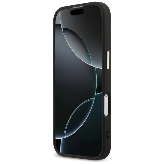 Калъф за iPhone 17 - Guess - Hardcase Big 4G Classic Logo (GUHCP17S4GMGCGR) - Черен