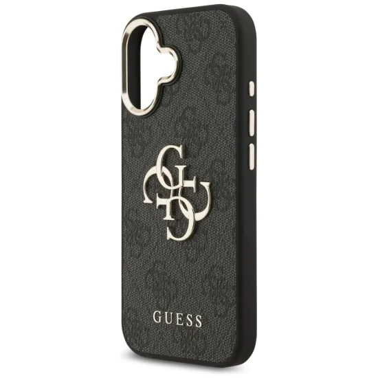 Калъф за iPhone 17 - Guess - Hardcase Big 4G Classic Logo (GUHCP17S4GMGCGR) - Черен
