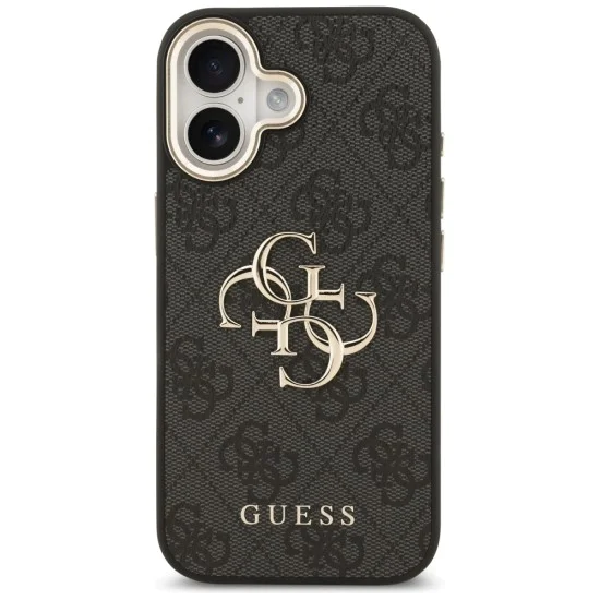 Калъф за iPhone 17 - Guess - Hardcase Big 4G Classic Logo (GUHCP17S4GMGCGR) - Черен