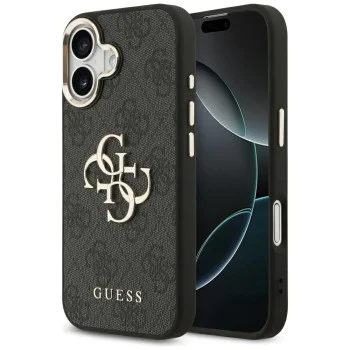 Калъф за iPhone 17 - Guess - Hardcase Big 4G Classic Logo (GUHCP17S4GMGCGR) - Черен