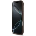 Калъф за iPhone 17 Air - Guess - 4G Circle Classic Logo MagSafe (GUHMP17MP4PGRSGW) - Кафяв