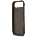 Калъф за iPhone 17 Air - Guess - 4G Circle Classic Logo MagSafe (GUHMP17MP4PGRSGW) - Кафяв
