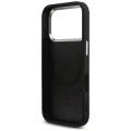 Калъф за iPhone 17 Pro - Guess - Блестящо триъгълно лого MagSafe (GUHMP17LPFGTSCMK) - Черен