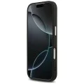 Калъф за iPhone 17 Pro - Guess - Блестящо триъгълно лого MagSafe (GUHMP17LPFGTSCMK) - Черен
