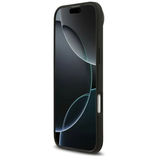 Калъф за iPhone 17 Air - Guess - 4G Circle Classic Logo MagSafe (GUHMP17MP4PGRSGK) - Черен