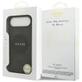 Калъф за iPhone 17 Air - Guess - 4G Circle Classic Logo MagSafe (GUHMP17MP4PGRSGK) - Черен