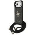 GUESS – твърд гръб Hardcase 4G CBDY Big Logo с шнур/връзка (Cord Strap) (GUHCP17XP4GMGCRK) – за iPhone 17 Pro Max – Черен