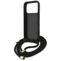 GUESS – твърд гръб Hardcase 4G CBDY Big Logo с шнур/връзка (Cord Strap) (GUHCP17XP4GMGCRK) – за iPhone 17 Pro Max – Черен