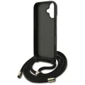 Калъф за iPhone 17 - Guess - Hardcase 4G CBDY Big Logo с каишка за шнур (GUHCP17SP4GMGCRK) - Черен