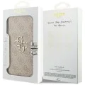 Калъф за iPhone 17 Pro Max - Guess - Book 4G Metal Logo (GUBKP17X4GMGPI) - Розов