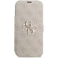 Калъф за iPhone 17 Pro Max - Guess - Book 4G Metal Logo (GUBKP17X4GMGPI) - Розов