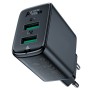 Acefast - Зарядно за стена (A33) - Двоен порт, Бързо зареждане 2x USB, QC18W - Черно