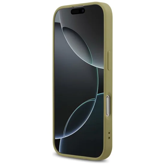 Калъф за iPhone 17 - Guess - Fixed Glitter Big 4G (GUHCP17SHG4SGD) - Златист