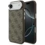 Калъф за iPhone 17 Air - Guess - Hardcase 4G Classic Logo MagSafe (GUHMP17MP4GSSMCW) - Кафяв