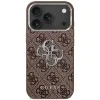 Калъф за iPhone 17 - Guess - Hardcase Big 4G Classic Logo (GUHCP17SP4G4SMCW) - Кафяв