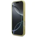 Калъф за iPhone 17 Pro - Guess - Fixed Glitter Big 4G (GUHCP17LHG4SGD) - Златист